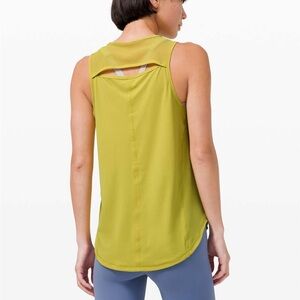 Lululemon Sculpt Tank - Yellow Pear SZ 4